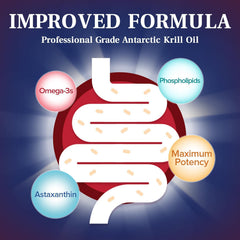 NatureMyst Antarctic Krill Oil label highlighting omega-3 content