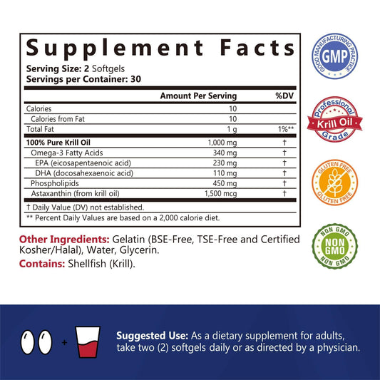 NatureMyst Krill Oil bottle close-up for easy daily supplement