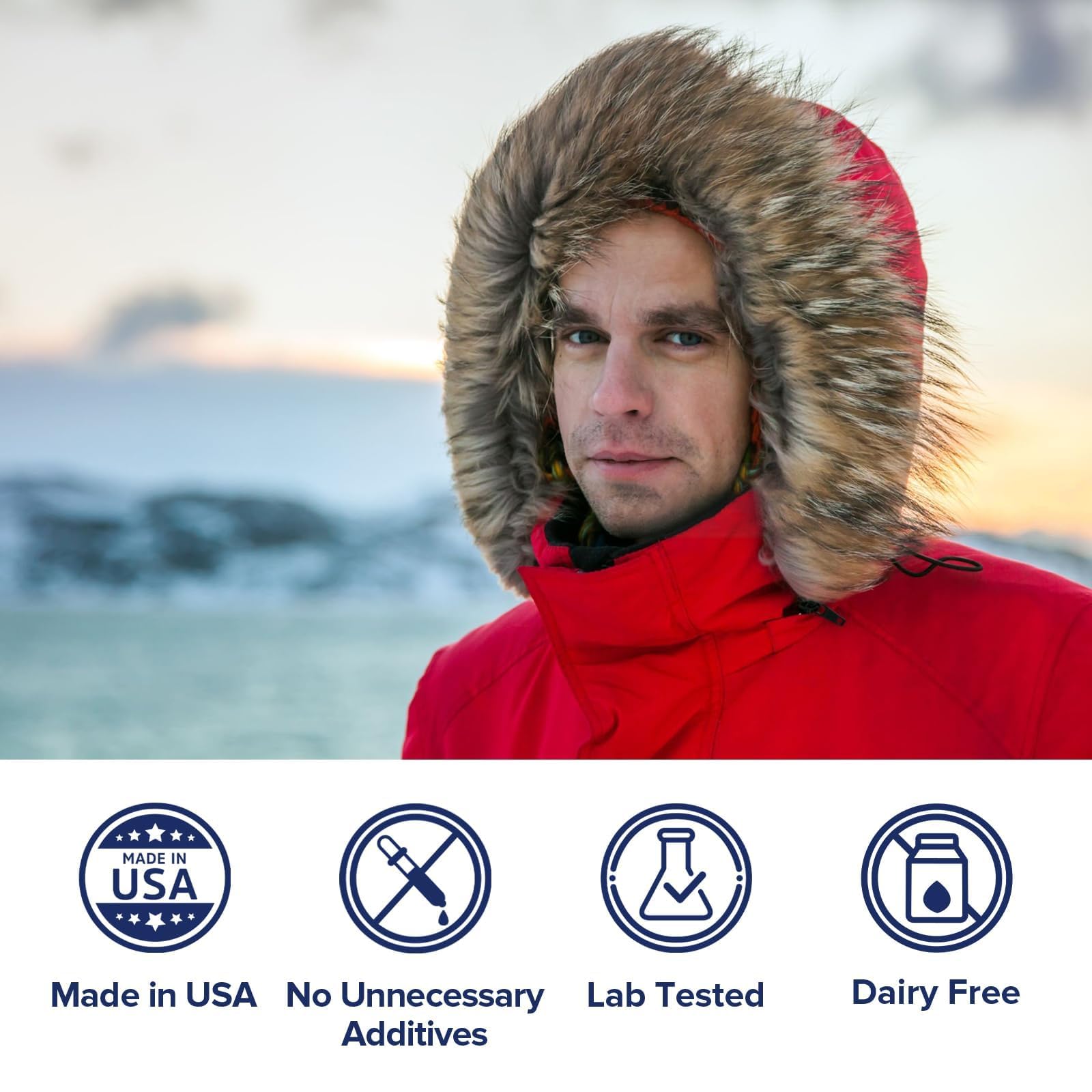 NatureMyst third-party testing seal on package for purity and potency