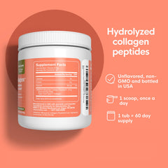 Naturenetics collagen peptides dissolve easily in coffee or tea.