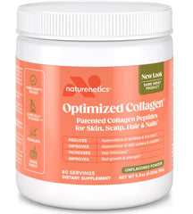 Naturenetics collagen bottle for daily skin hydration.