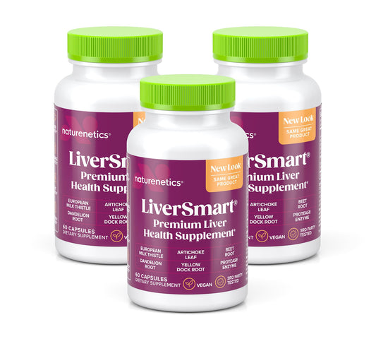 Naturenetics Milk Thistle Liver Cleanse bottle supports daily wellness.