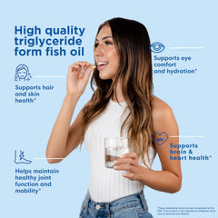 Naturenetics Omega-3 lemon flavor capsules with pleasant taste and easy use
