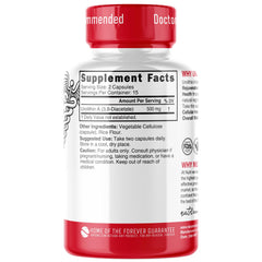 Close-up of Nature's Fusions Nutri Urolithin A vegan capsules