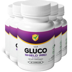 Nature's NutriWave GlucoShield Pro bottle front view, convenient daily support option.