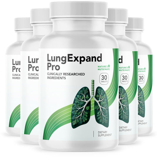 Nature’s NutriWave LungExpand Pro tablet for daily wellness support and balance.