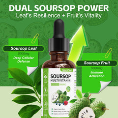 NaturePlanet soursop fruit extract graphic highlighting natural antioxidants