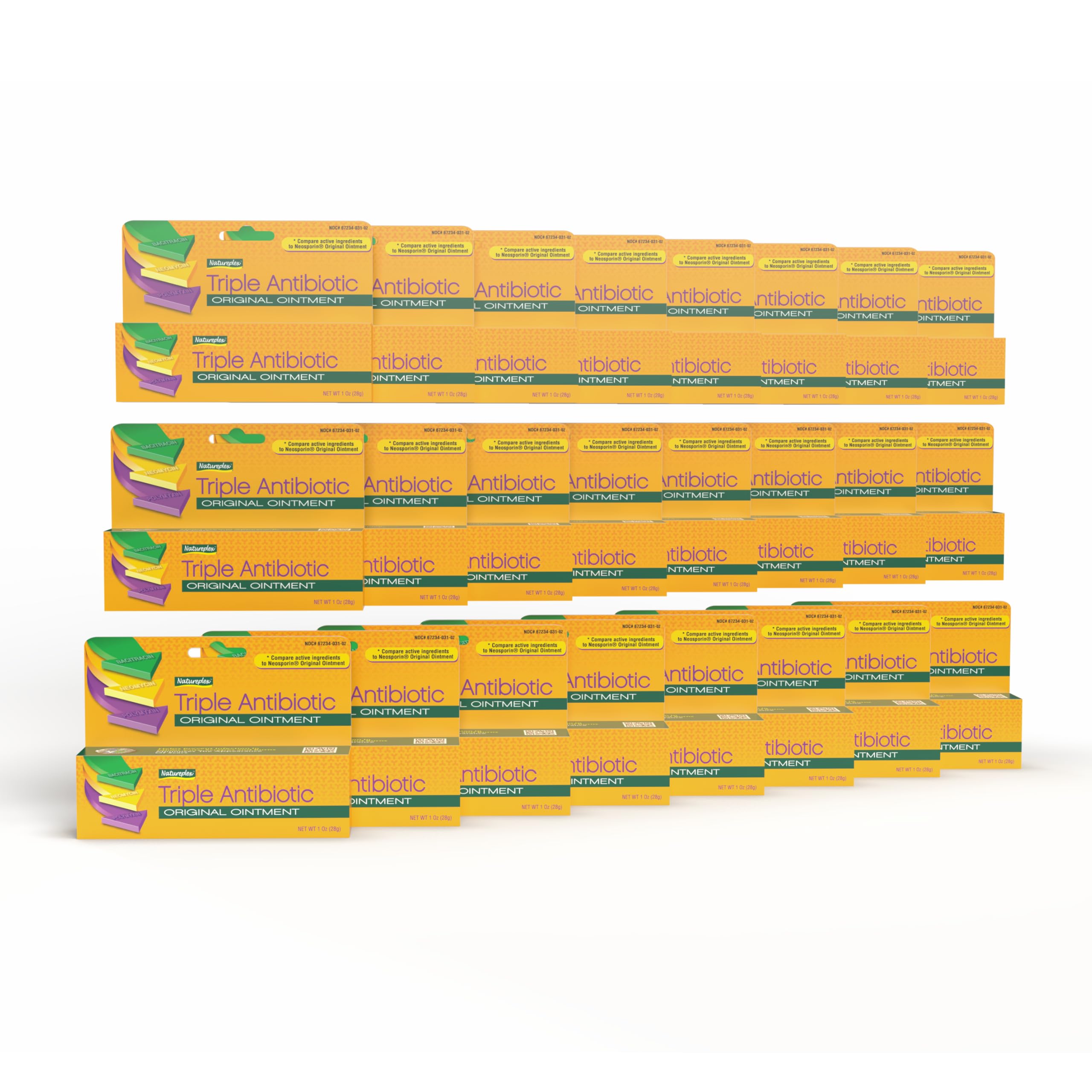 Natureplex first-aid kit-ready display for quick wound coverage