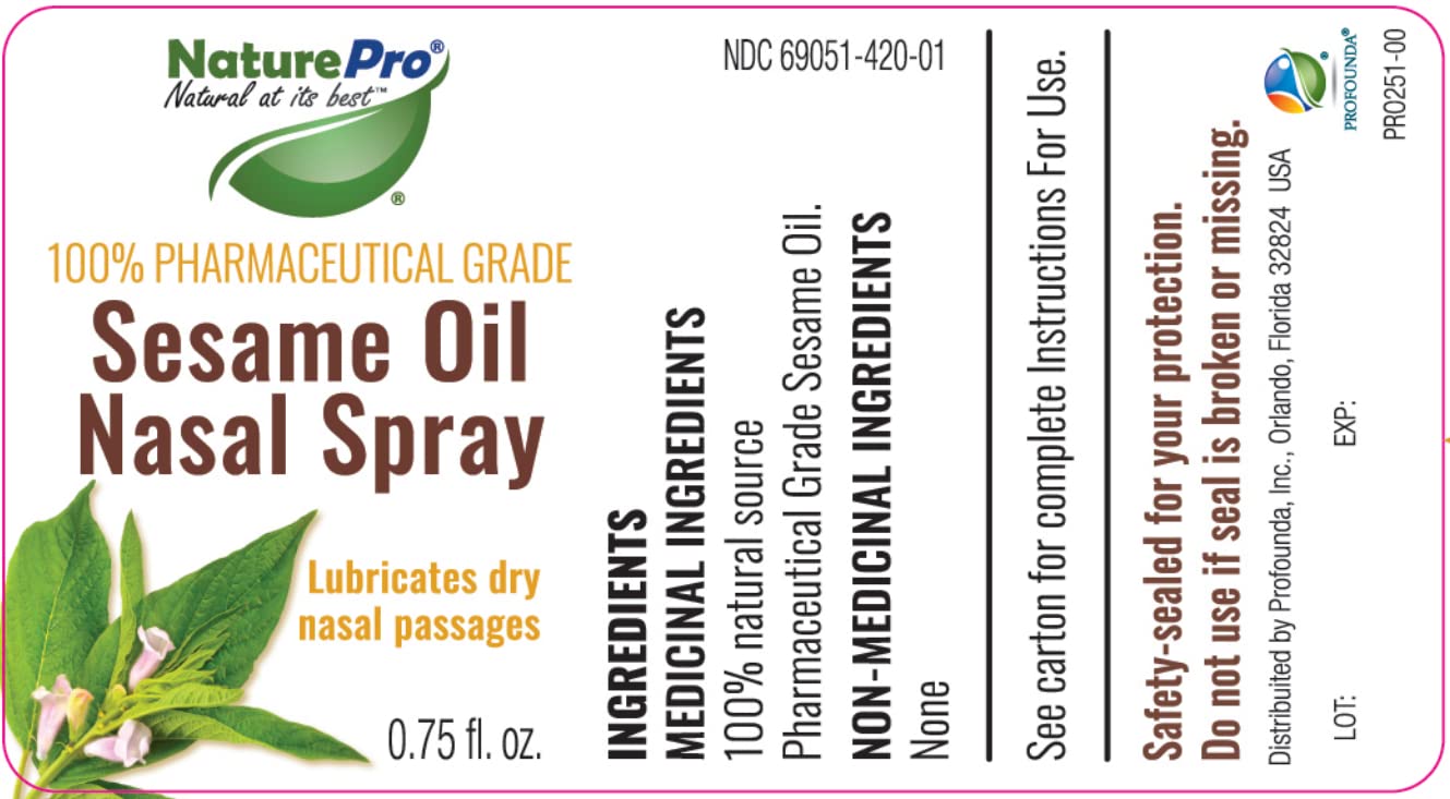 NaturePro three-pack packaging on retail display