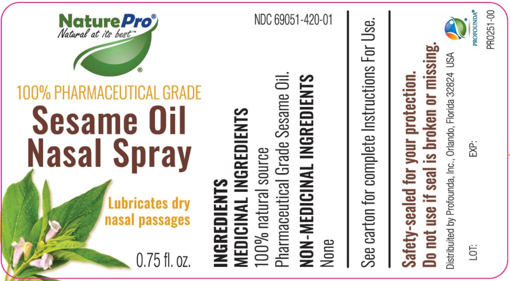 NaturePro three-pack packaging on retail display