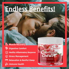 Nature's Aid Colostrum Chews 60 servings on label