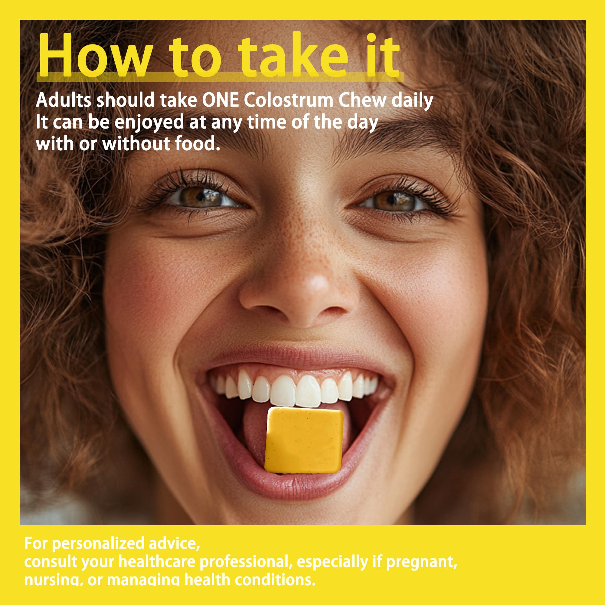 Natures Aid Colostrum Chews Daily Use for wellness routine on the go