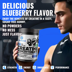 135-count jar emphasizes long-lasting supply for workouts and routines.