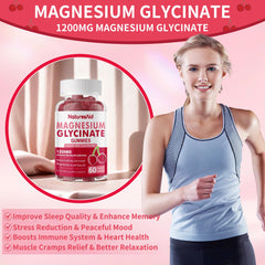 Family-friendly Nature's Aid magnesium glycinate gummies for daily use