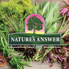 Nature's Answer Made in USA badge on packaging.