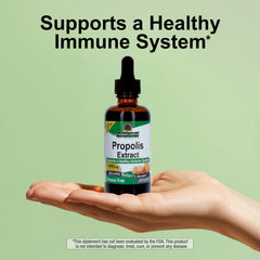 Nature's Answer propolis resin extract used as a gentle mouth rinse.
