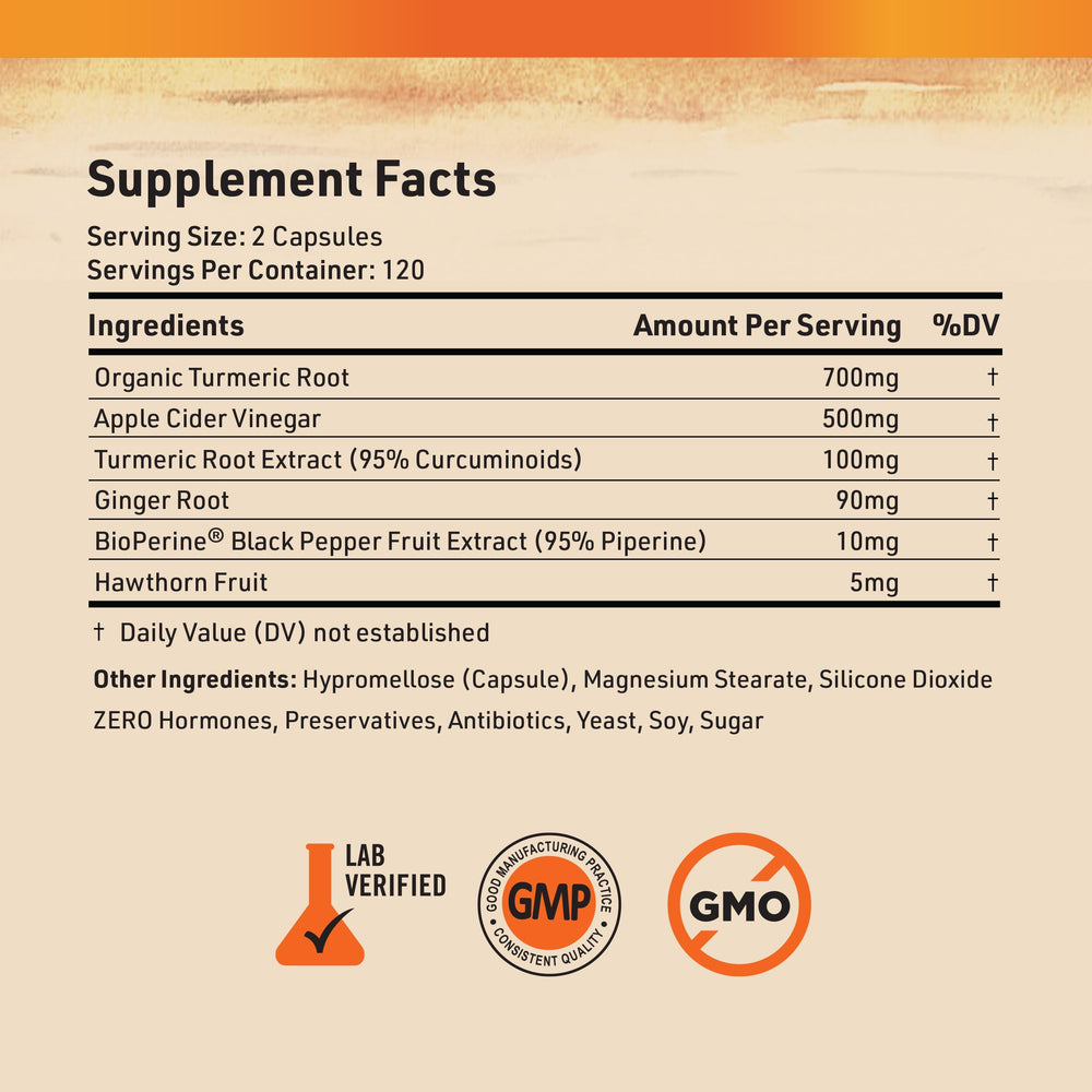 BioPerine black pepper extract boosts absorption in the blend.