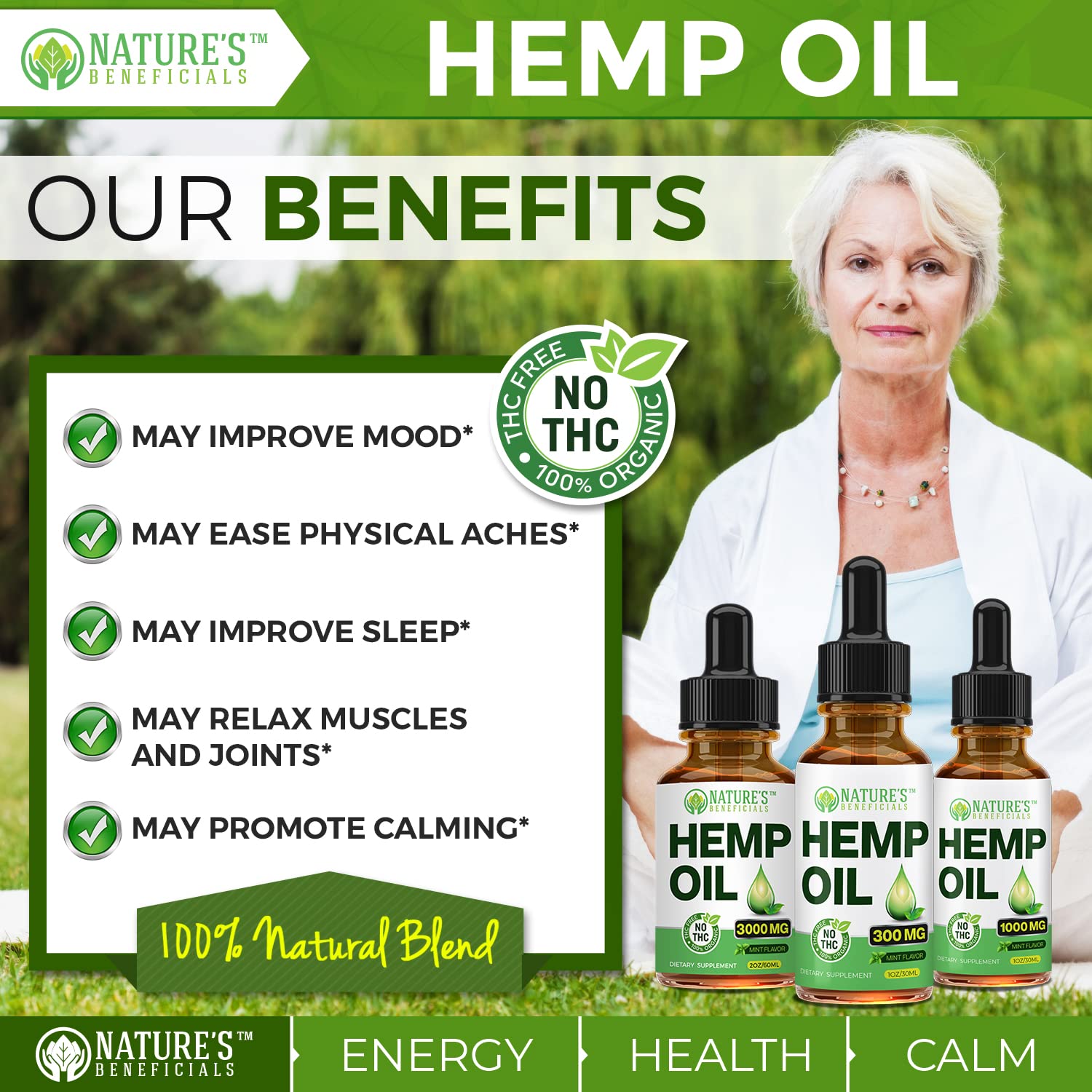 Nature's Beneficials hemp grown on Colorado organic farms