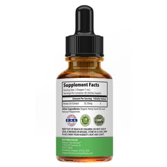 Nature's Beneficials peppermint-flavored hemp oil offers a refreshing, smooth feel.