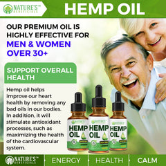 Nature's Beneficials organic hemp seed oil blend enhances absorption