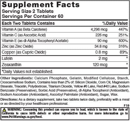 Nature's Blend Macuvite Eye Care 2-pack packaging ready for purchase