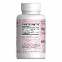 Nature's Bounty 90 capsules count packaging display.