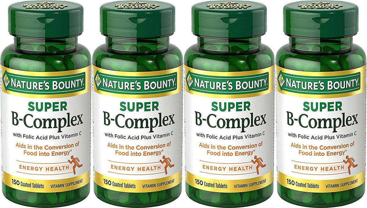 Nature's Bounty B-Complex tablets for daily energy support and immune function