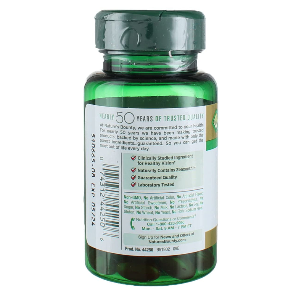 Nature's Bounty Lutein pack of 4 bottles for ongoing eye health support.