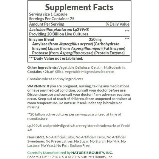Nature's Bounty Probiotic GX 3-pack packaging for convenient daily use