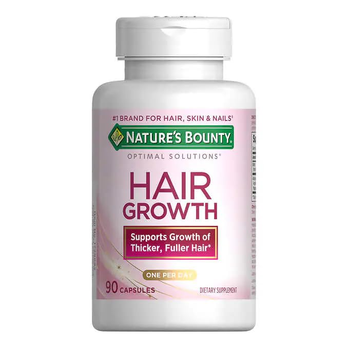 Nature's Bounty serving one capsule illustrated for daily routine.