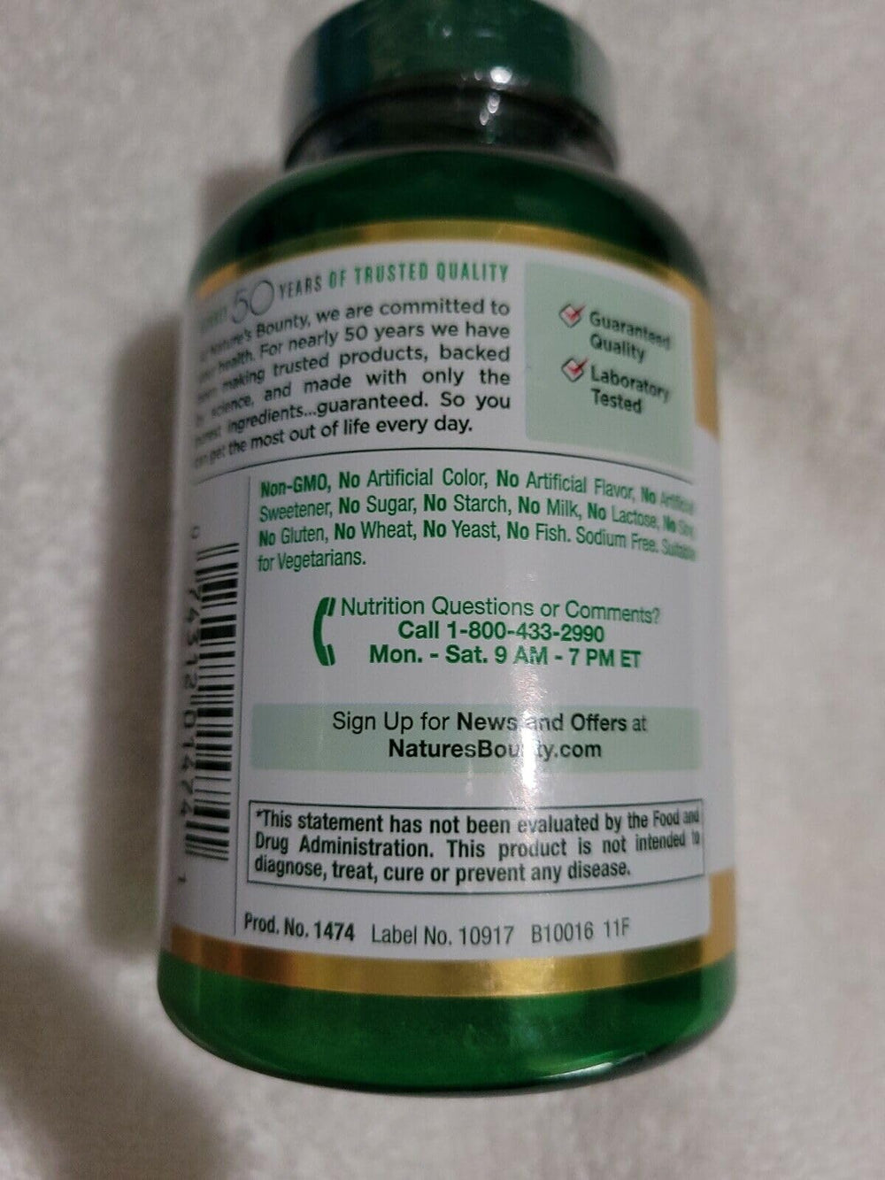 Nature's Bounty Vitamin C 500 mg pack on shelf for easy stocking