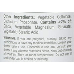 Zinc caplets on a shelf ready for daily routine with Nature's Bounty