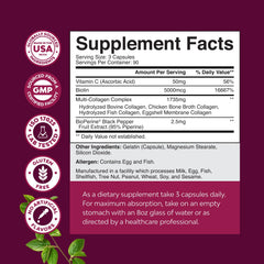 Natures Craft Advanced Multi Collagen hair skin nails focus suggests beauty support.