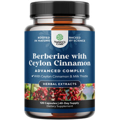 Natures Craft Balancing Berberine bottle image for daily heart and carb balance.