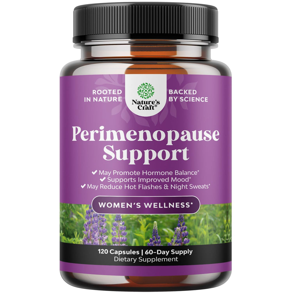 Natures Craft complete perimenopause bottle front showing the product name and design