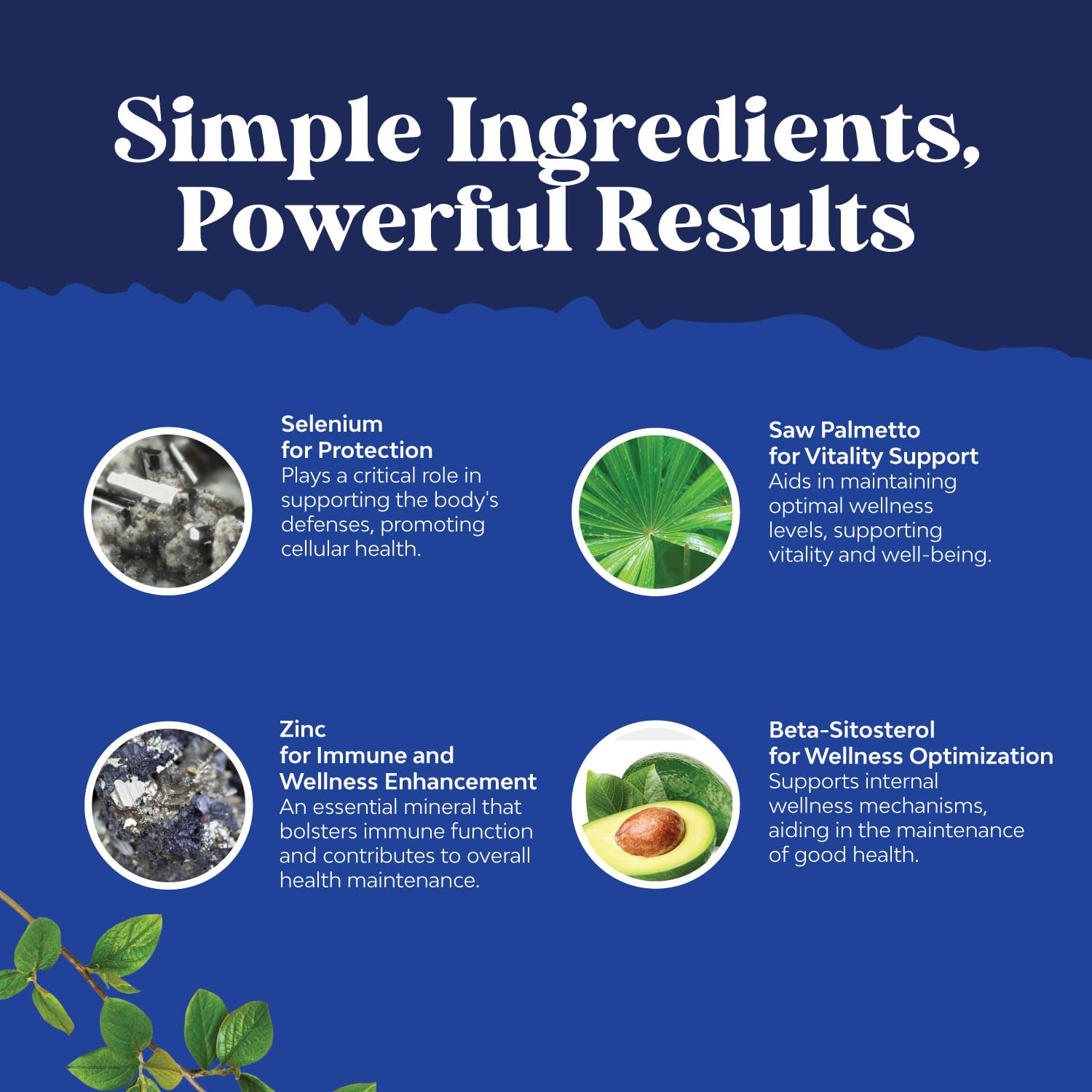 Natures Craft hair health capsules signaling zinc and selenium.