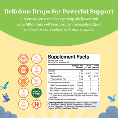 Natures Craft fruit flavor drops ready for children’s taste and routine