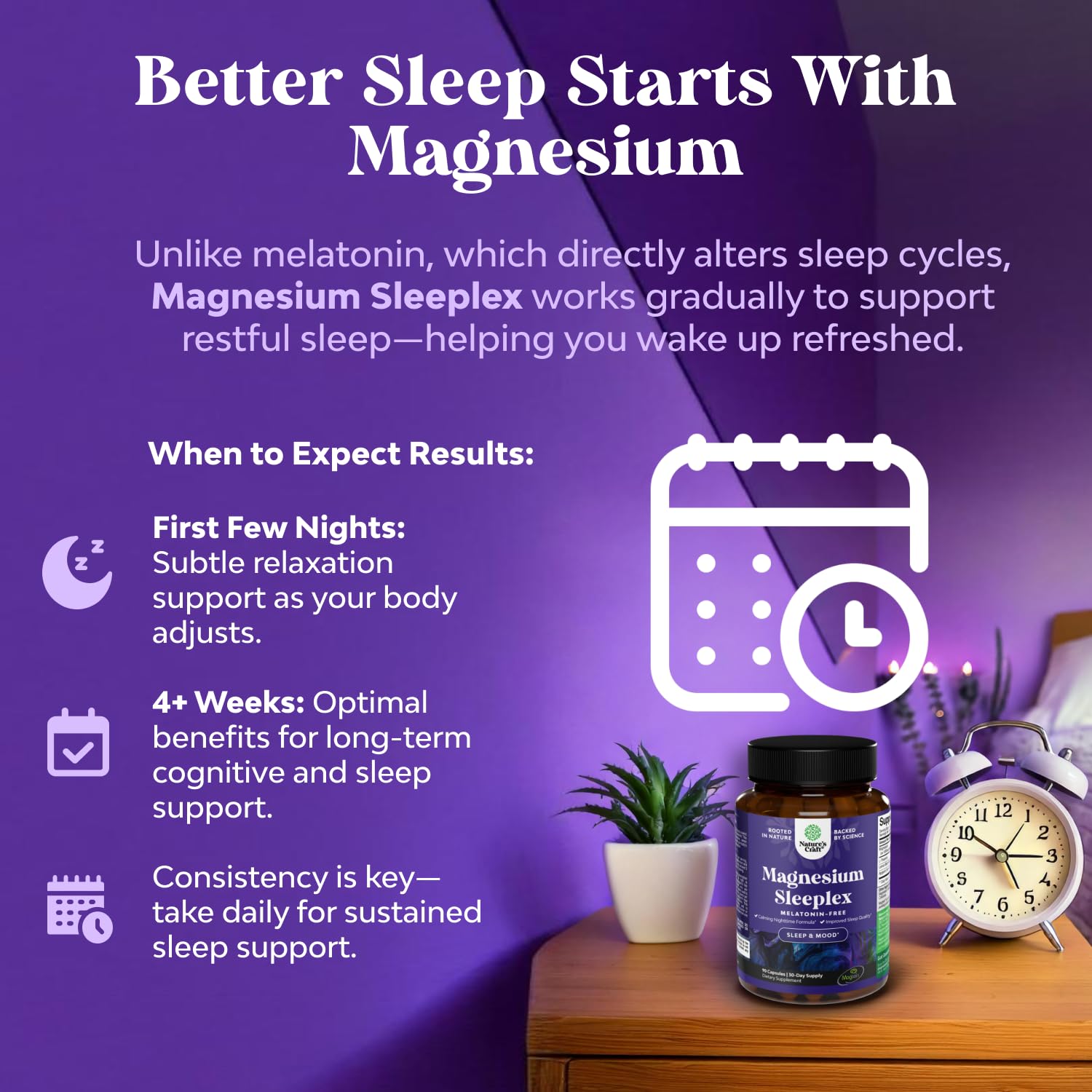 Natures Craft Lemon Balm blend capsules for relaxation.