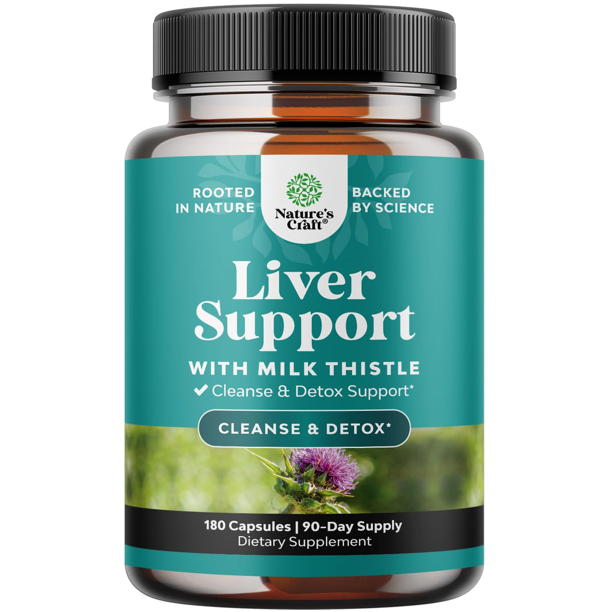 Natures Craft Liver Cleanse bottle on shelf for daily support.