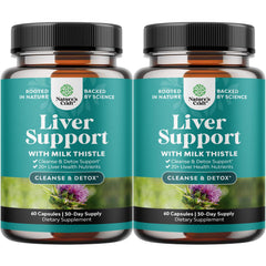 Natures Craft Liver Cleanse bottle with herbal capsules for daily liver support.