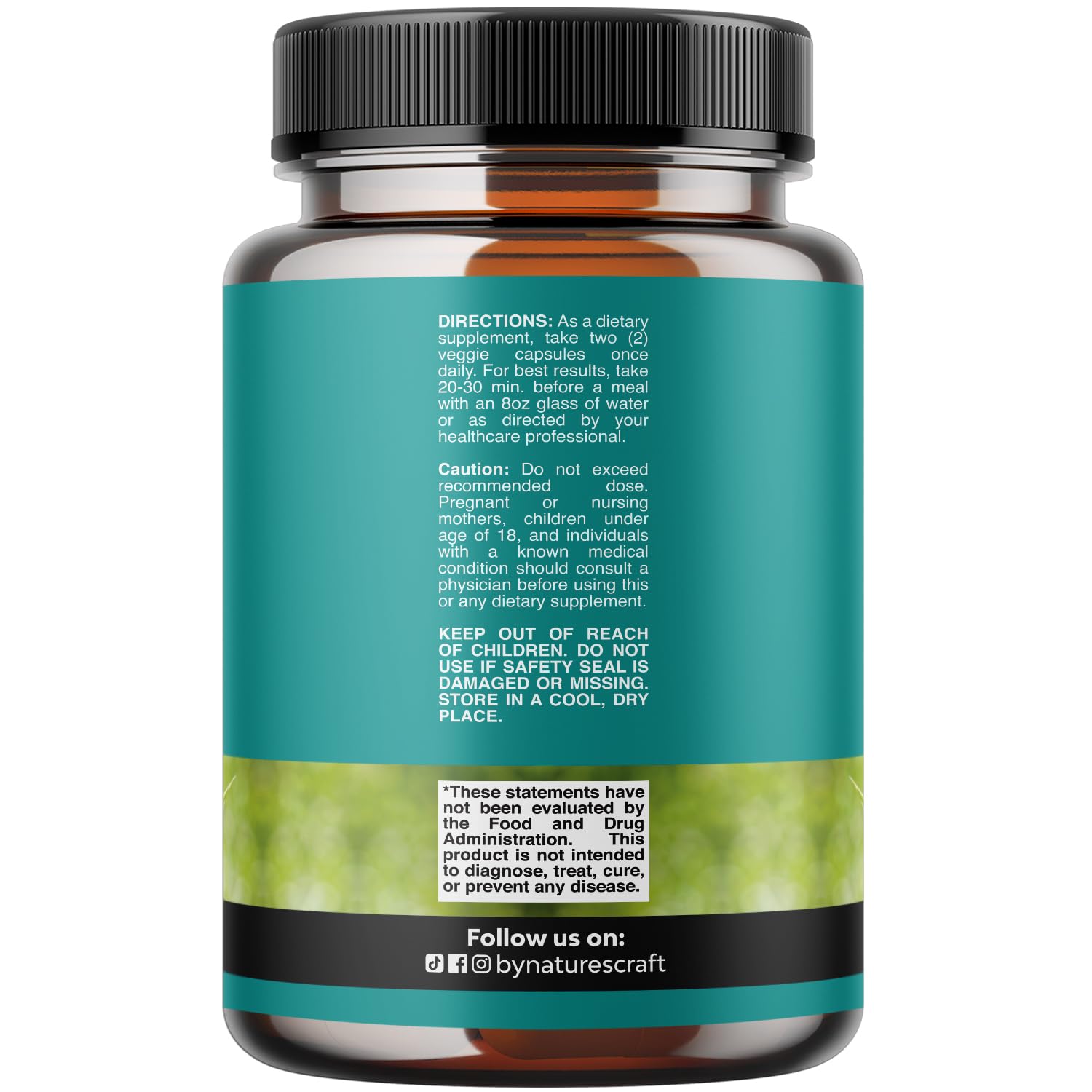 Natures Craft Liver Cleanse capsules closeup showing capsule texture and formula.