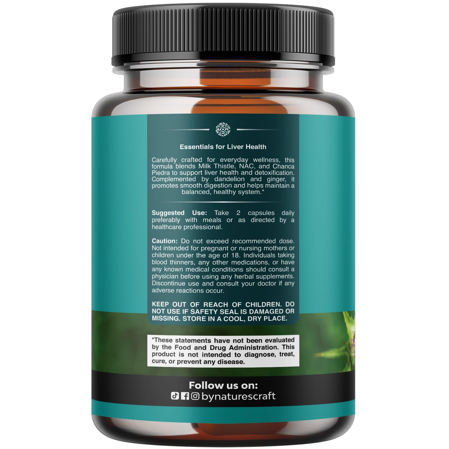 Nature’s Craft Milk Thistle herbal blend shows antioxidant support for the liver