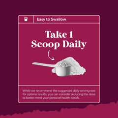 Natures Craft Multi Collagen nutrition facts panel on packaging