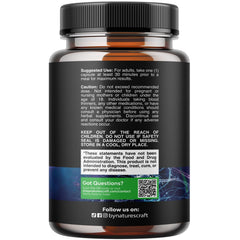 Natures Craft capsules closeup highlighting easy swallow and premium formulation.
