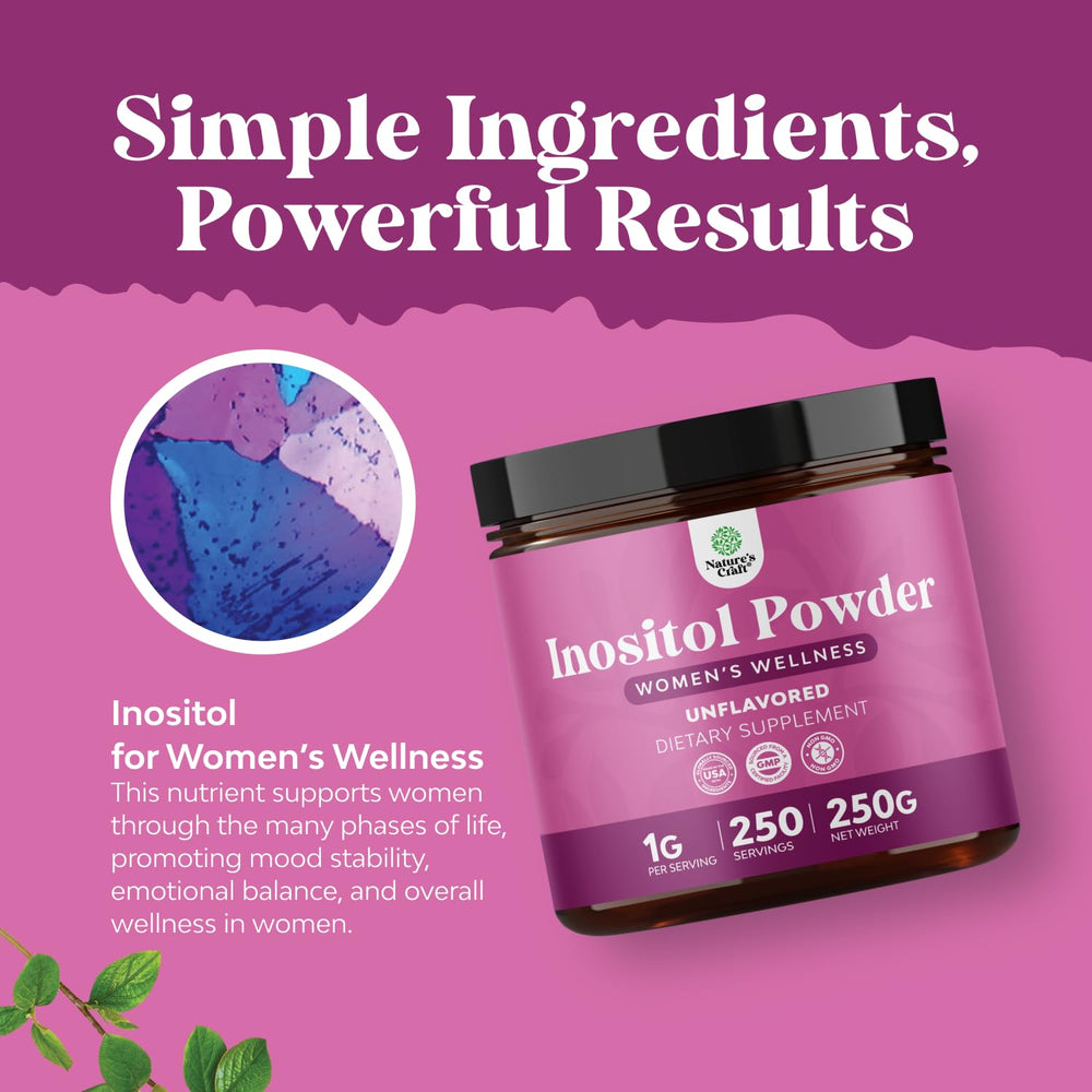 Nature's Craft ovarian balance concept suggesting supportive routine