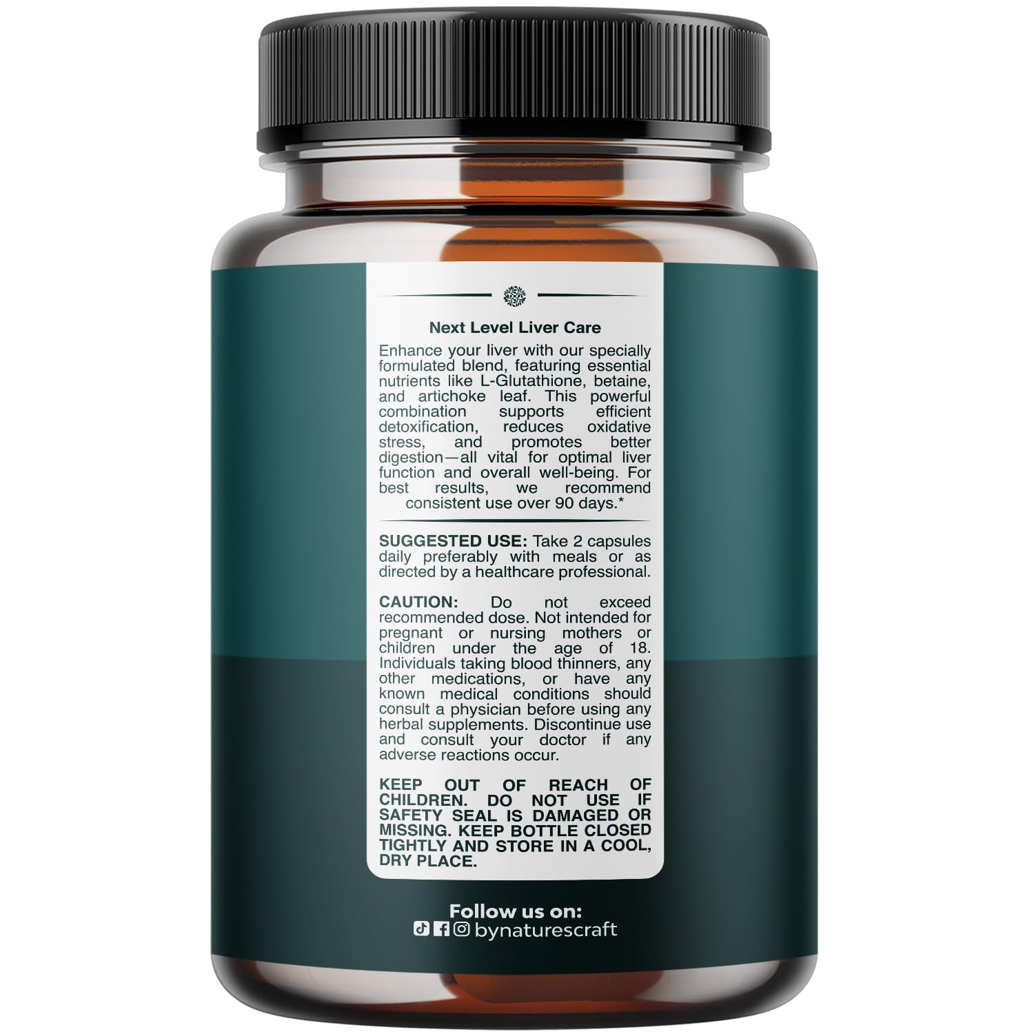 Natures Craft Pro Liver Support capsules shown for easy daily use