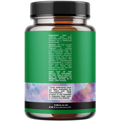 Natures Craft Probiotics capsule closeup highlights potent strains for gut balance.