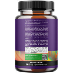Nature's Craft Magnesium Glycinate label highlights 400mg per serving.