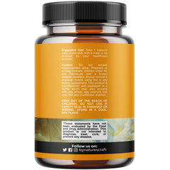 Natures Craft Pure Quercetin with Bromelain label highlights ingredients for wellness