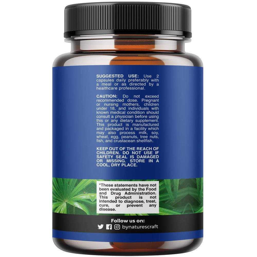 Natures Craft capsules close-up showcasing convenient daily use.